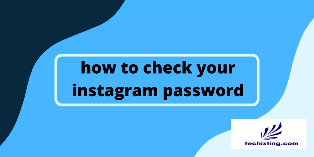 how to check your instagram password