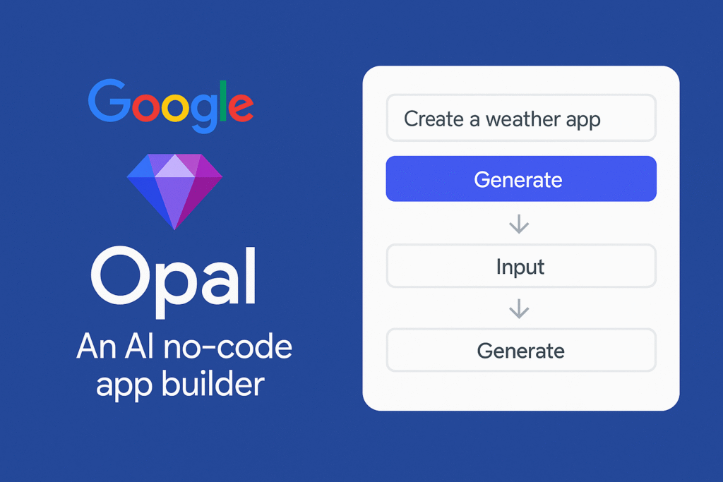 Google Opal AI app builder