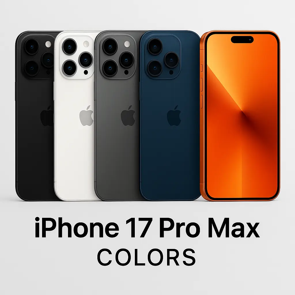 iPhone 17 Pro Max Colors